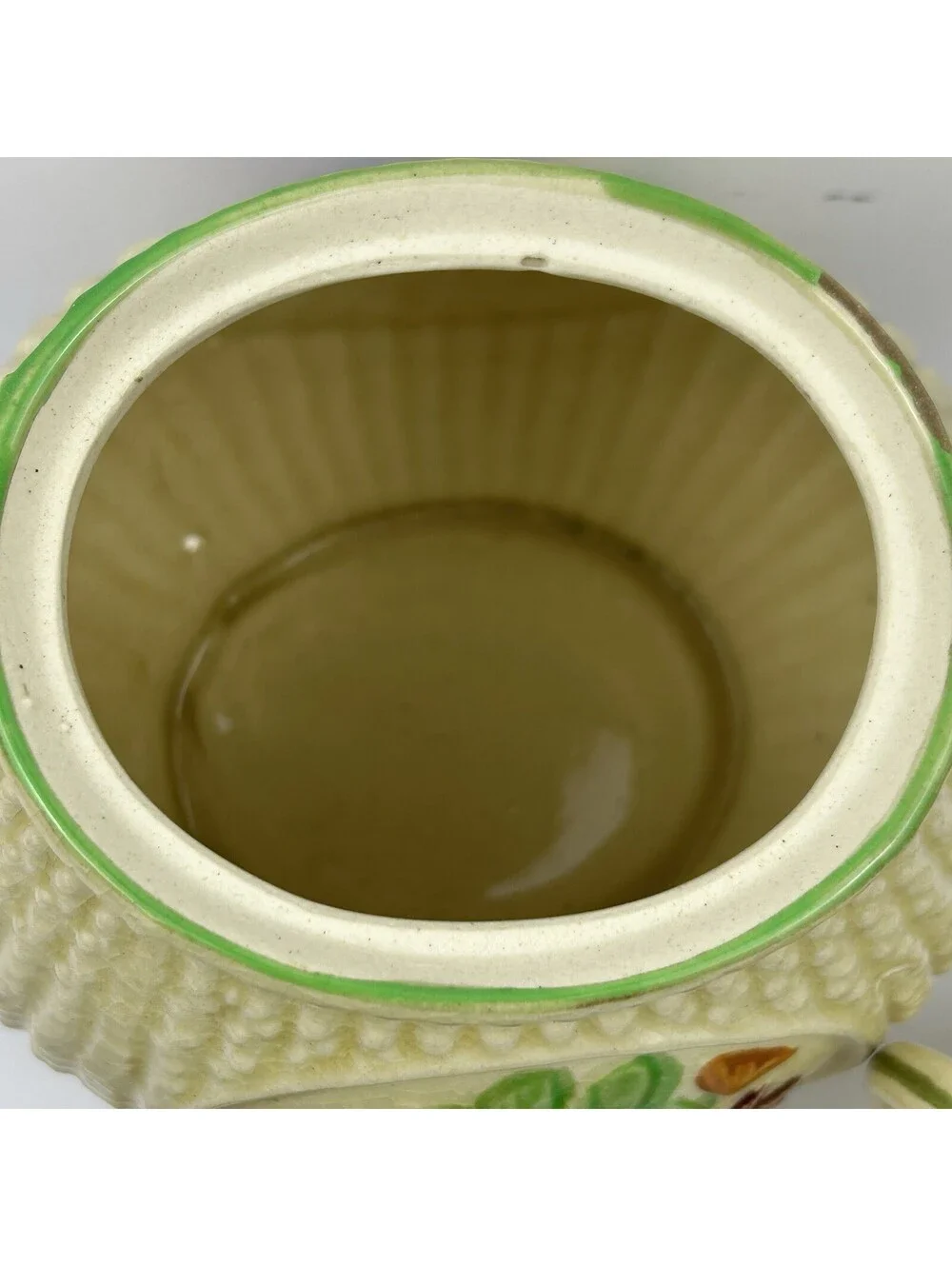 Vintage Made in Japan Hobnail Basketweave Tea Set Teapot Creamer Sugar 3pc ST#41